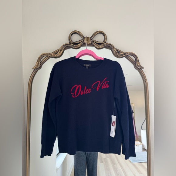 NWT Aqua Cashmere Dolce Vita Sweater - Picture 2 of 5